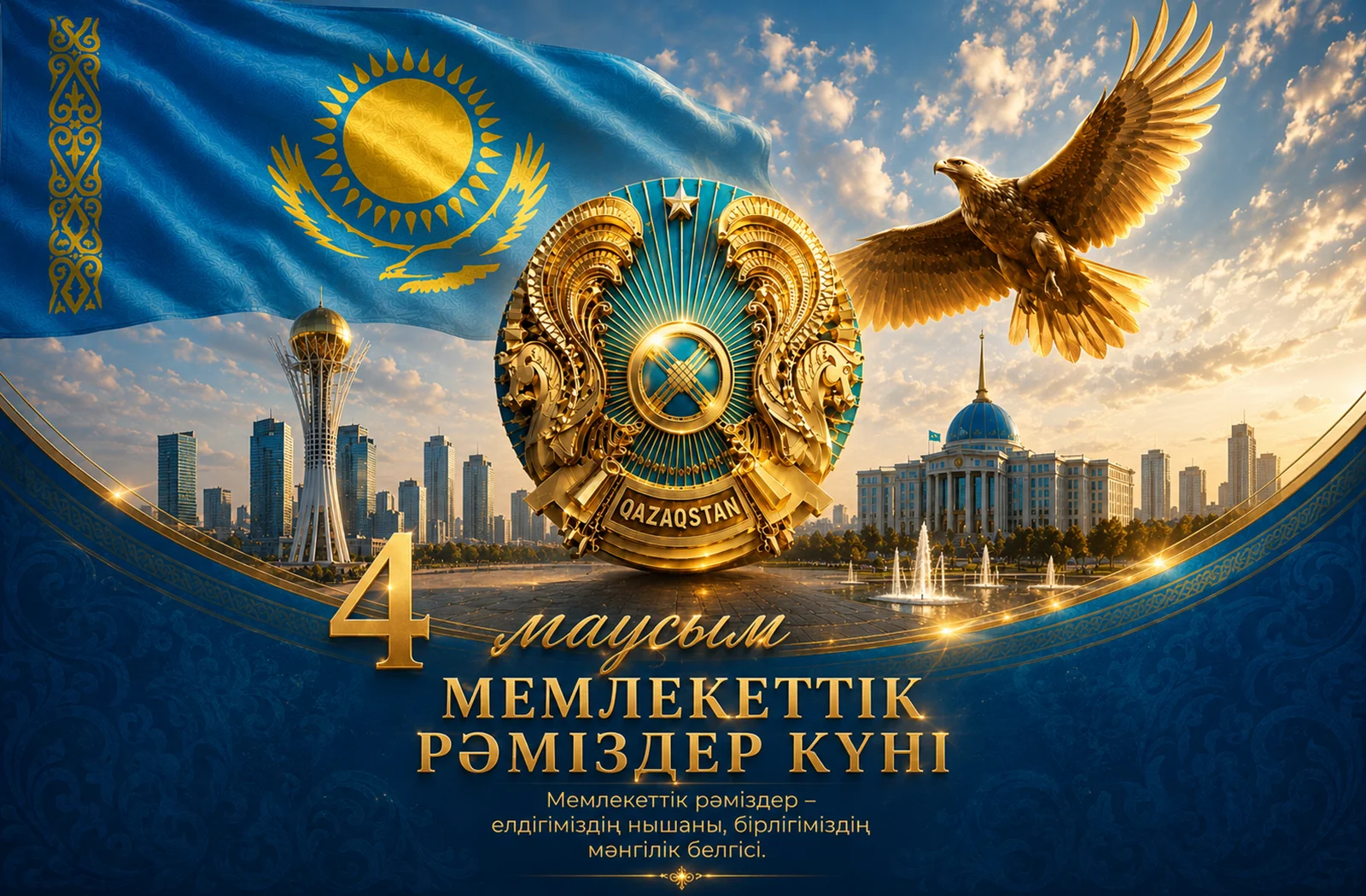 June 4 is the Day of State Symbols of the Republic of Kazakhstan!